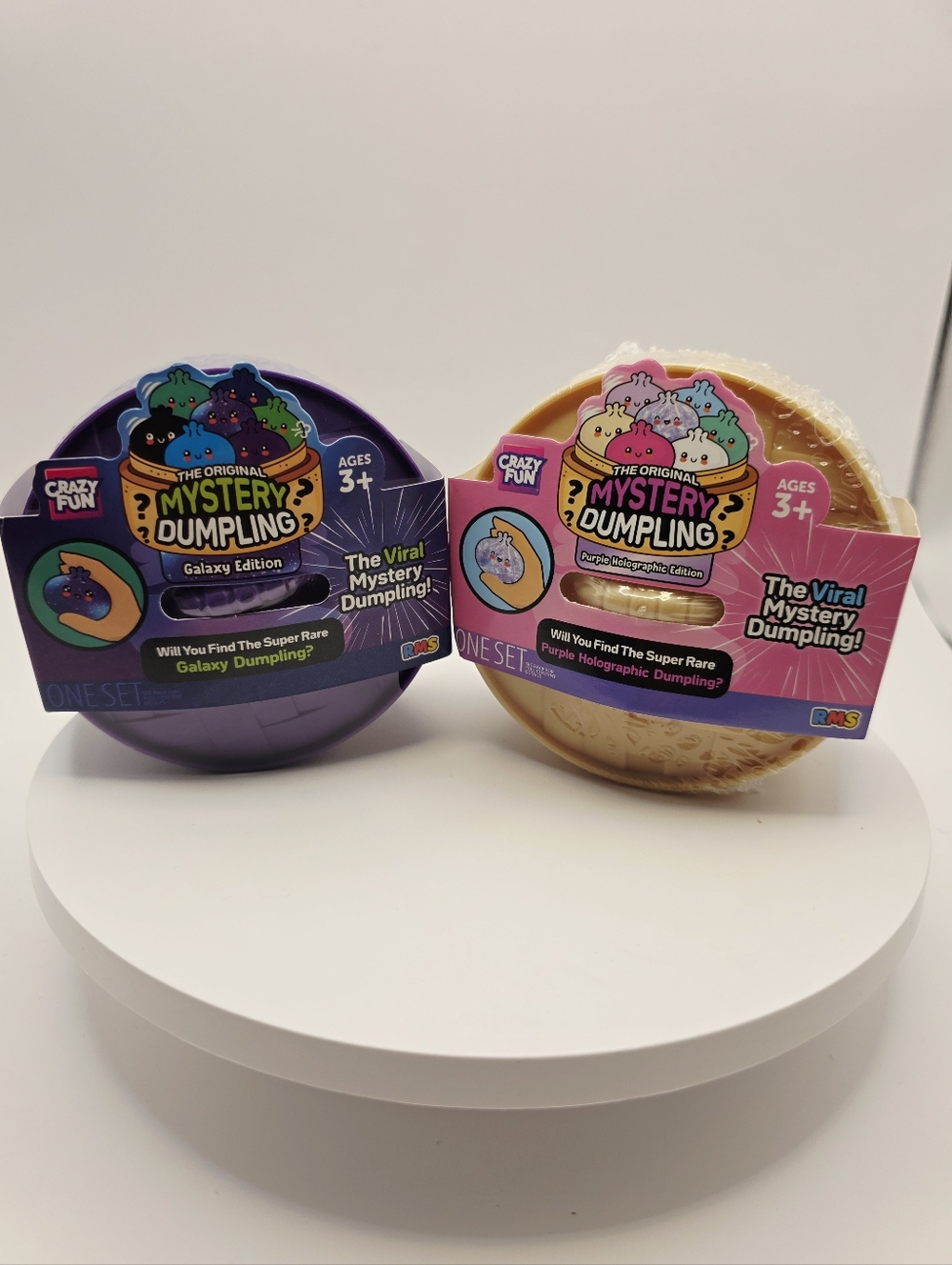 New RARE VIRAL Tiktok GALAXY & PURPLE HALOGRAPHIC DUMPLING SET! Authentic RMS